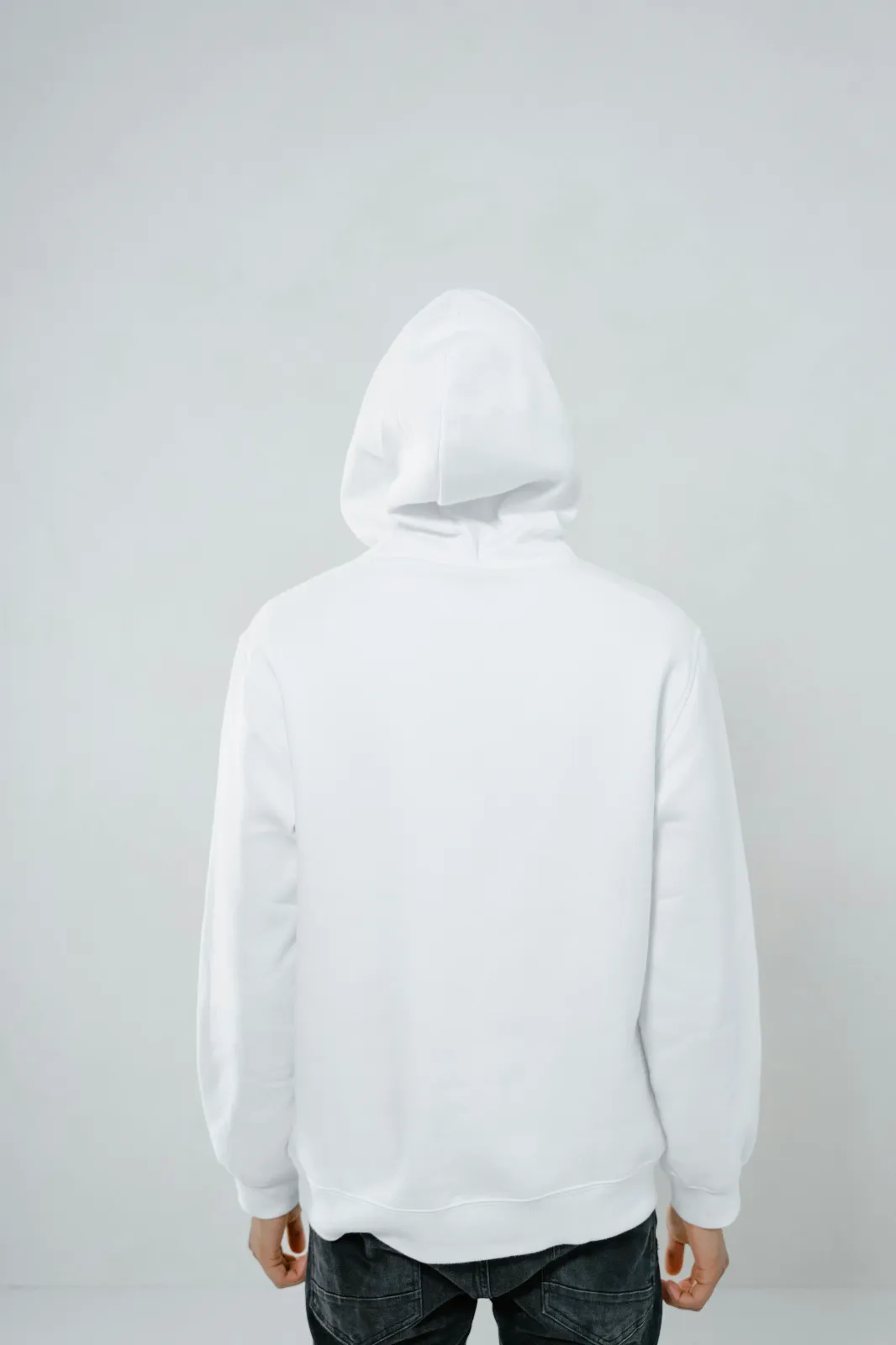 White hoodie